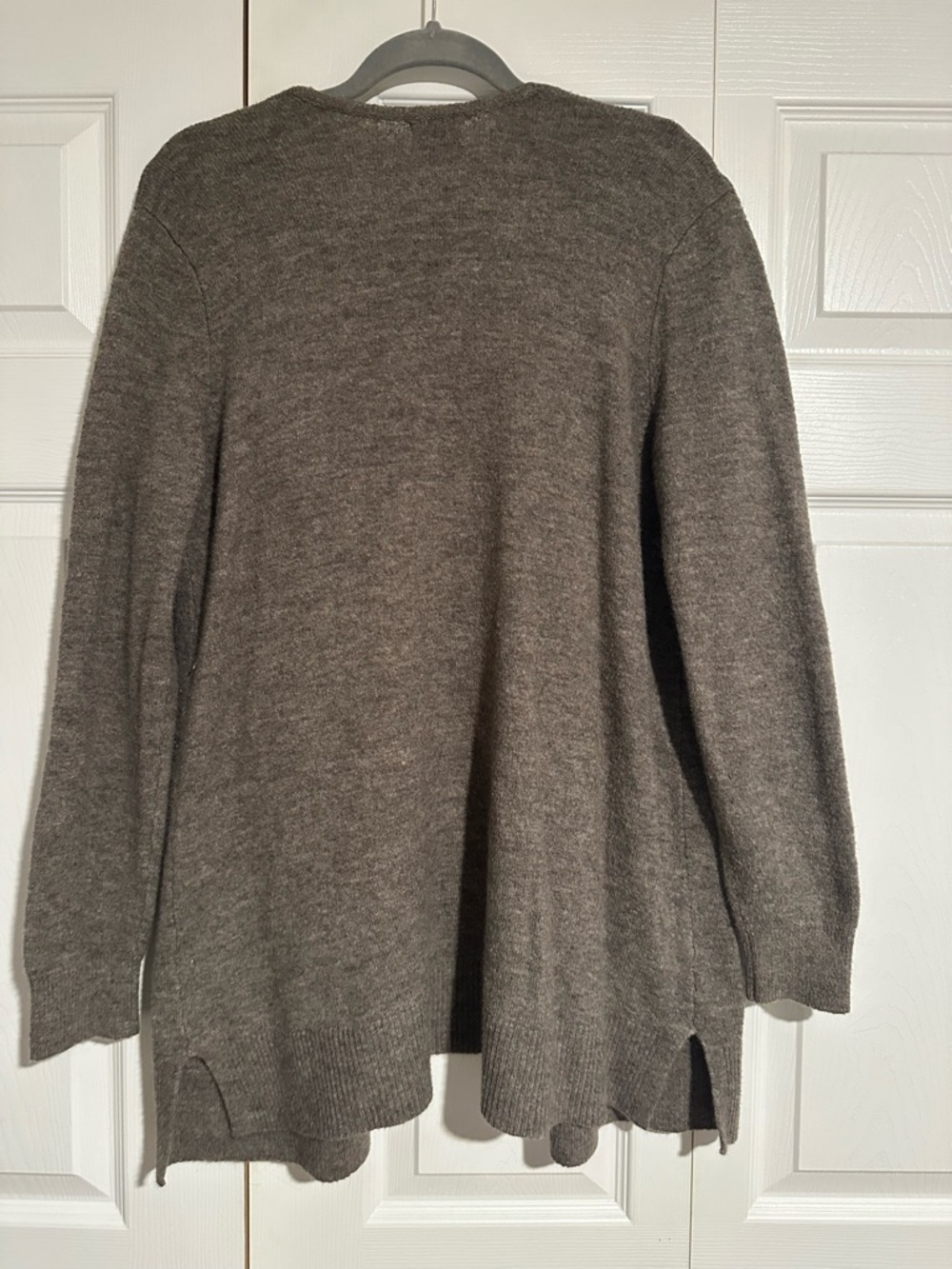 Old Navy Open-Front Brownish Gray Cardigan with Pockets - Picture 5 of 5